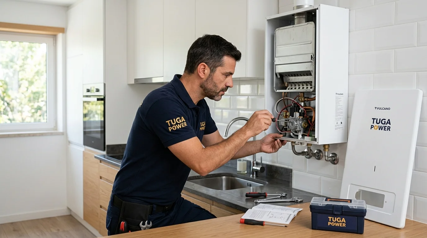 Instalação e reparação de esquentadores